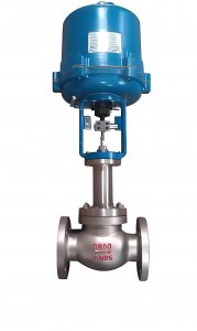 DN32, PN25電動調節閥配帶電控箱（具備遠傳